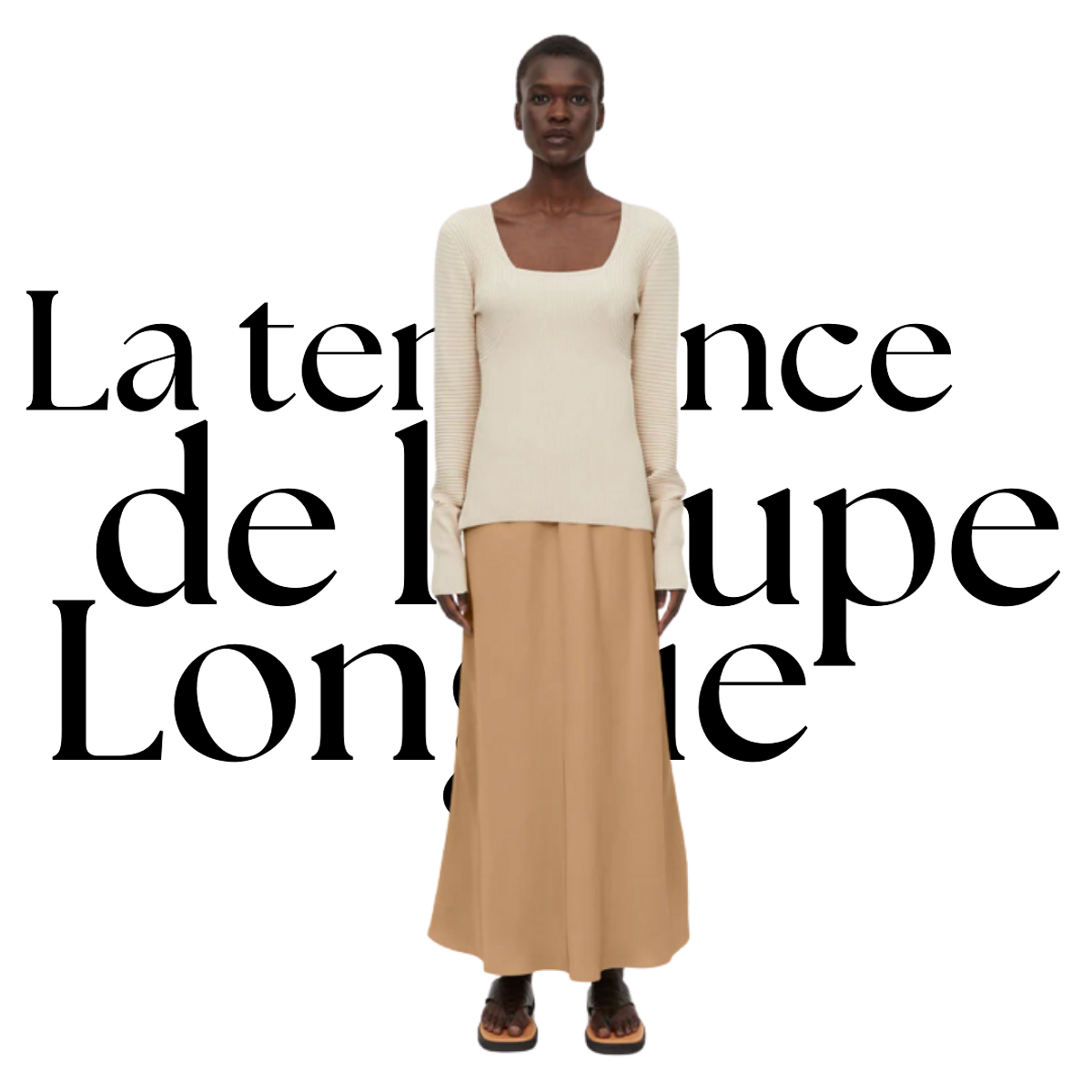La tendance de la jupe longue