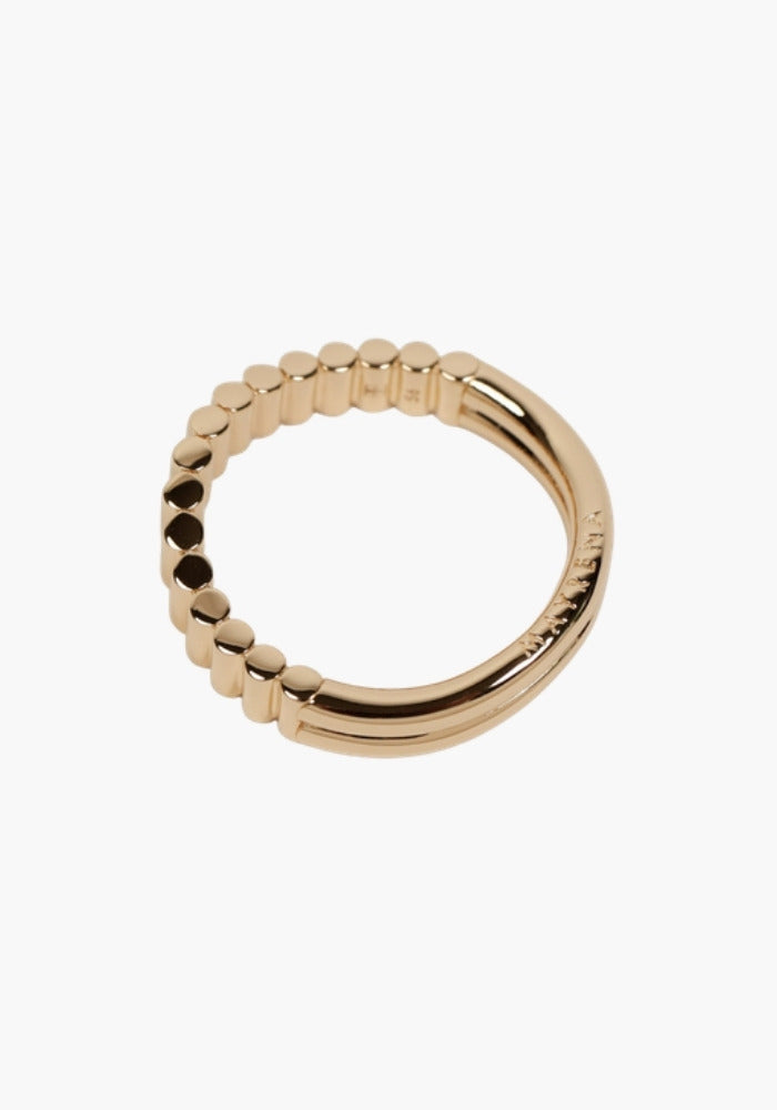 Bague Memphis Plaqué Or - Mayrena