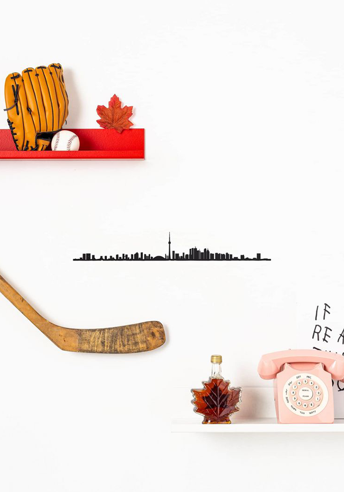 Skyline Toronto 50 cm Noire - The Line