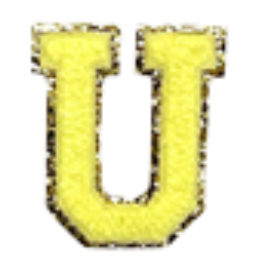 Columbia Yellow Letter Sticker