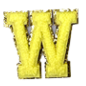 Columbia Yellow Letter Sticker