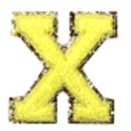 Columbia Yellow Letter Sticker