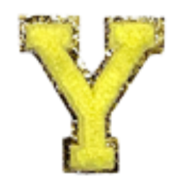 Columbia Yellow Letter Sticker