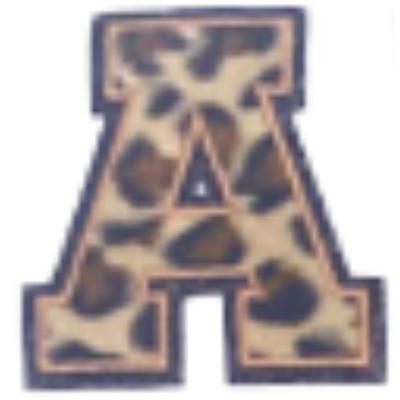 Columbia Letter Leopard Decal