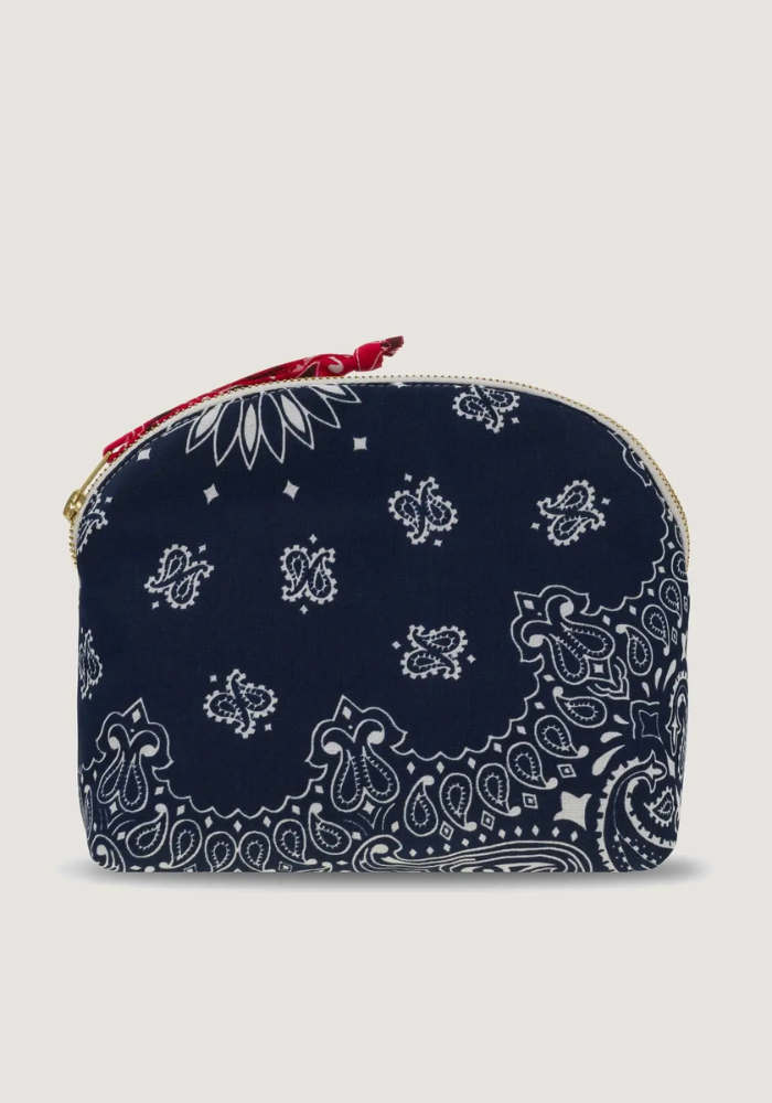 Trousse De Toilette Vanity Small Coeur Navy Real Red - Call It By Your Name