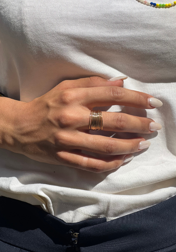 Bague Zoe Lisse - Maison Baika