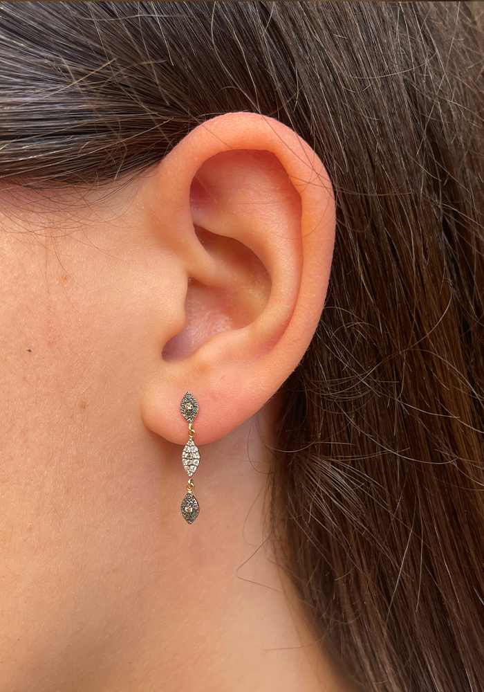 Boucle D'Oreille 10th Eye Haven Triple - Kismet By Milka