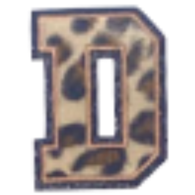 Columbia Letter Leopard Decal