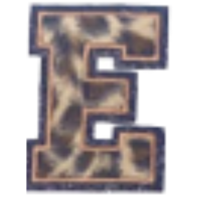 Columbia Letter Leopard Decal