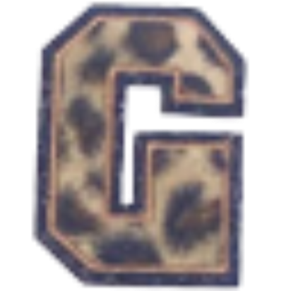 Columbia Letter Leopard Decal
