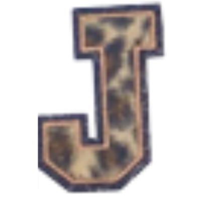 Columbia Letter Leopard Decal