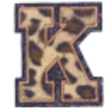 Columbia Letter Leopard Decal