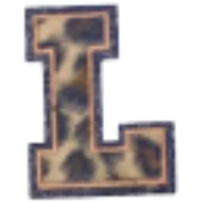 Columbia Letter Leopard Decal