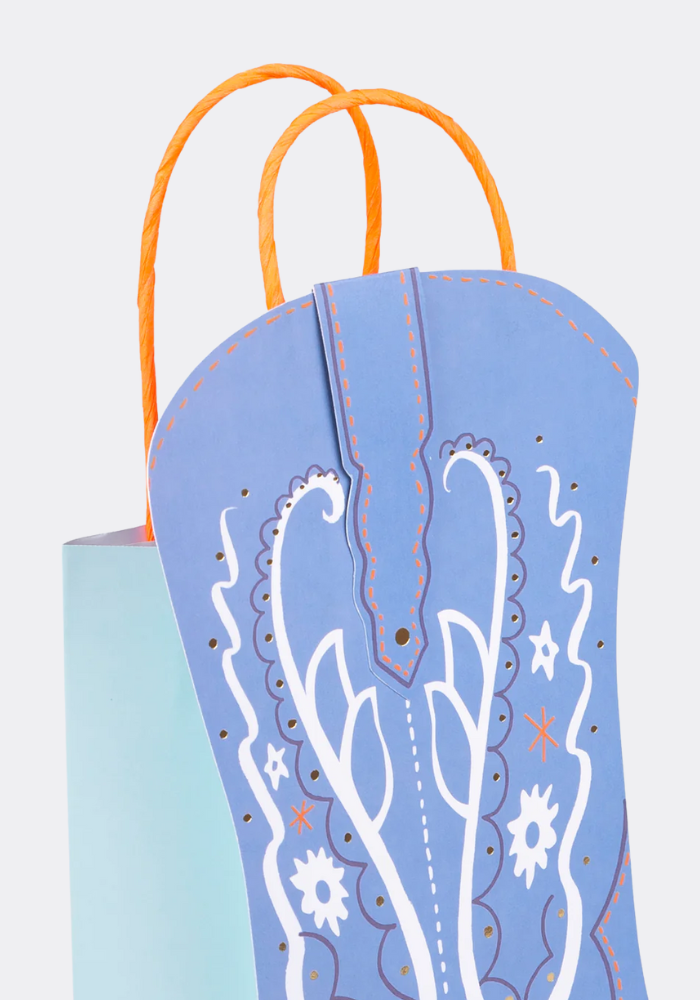 Lot de 8 Sacs Cadeaux En Forme De Botte De Cowboys - Meri Meri