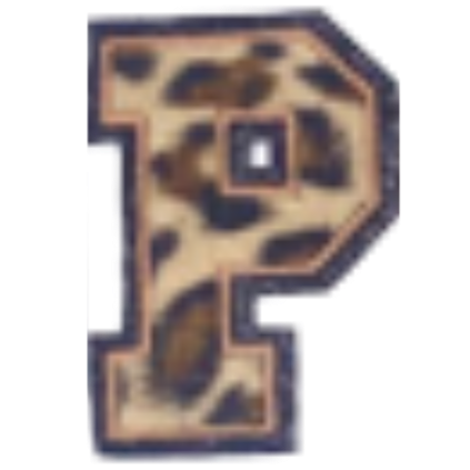 Columbia Letter Leopard Decal