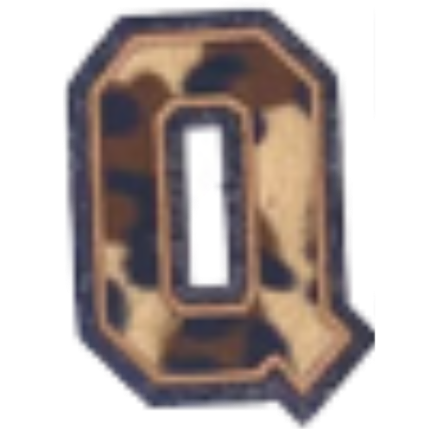 Columbia Letter Leopard Decal