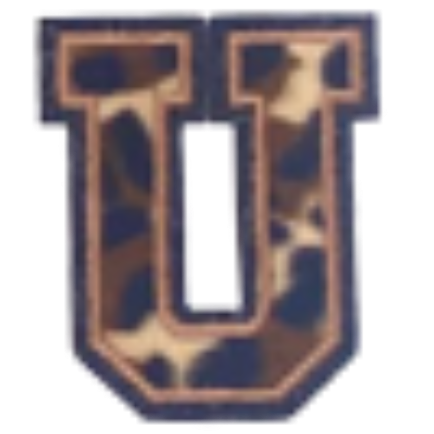 Columbia Letter Leopard Decal