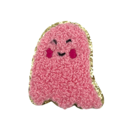 Pink Ghost Iron-on Sticker