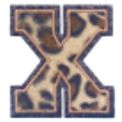 Columbia Letter Leopard Decal