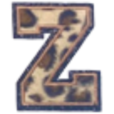 Columbia Letter Leopard Decal