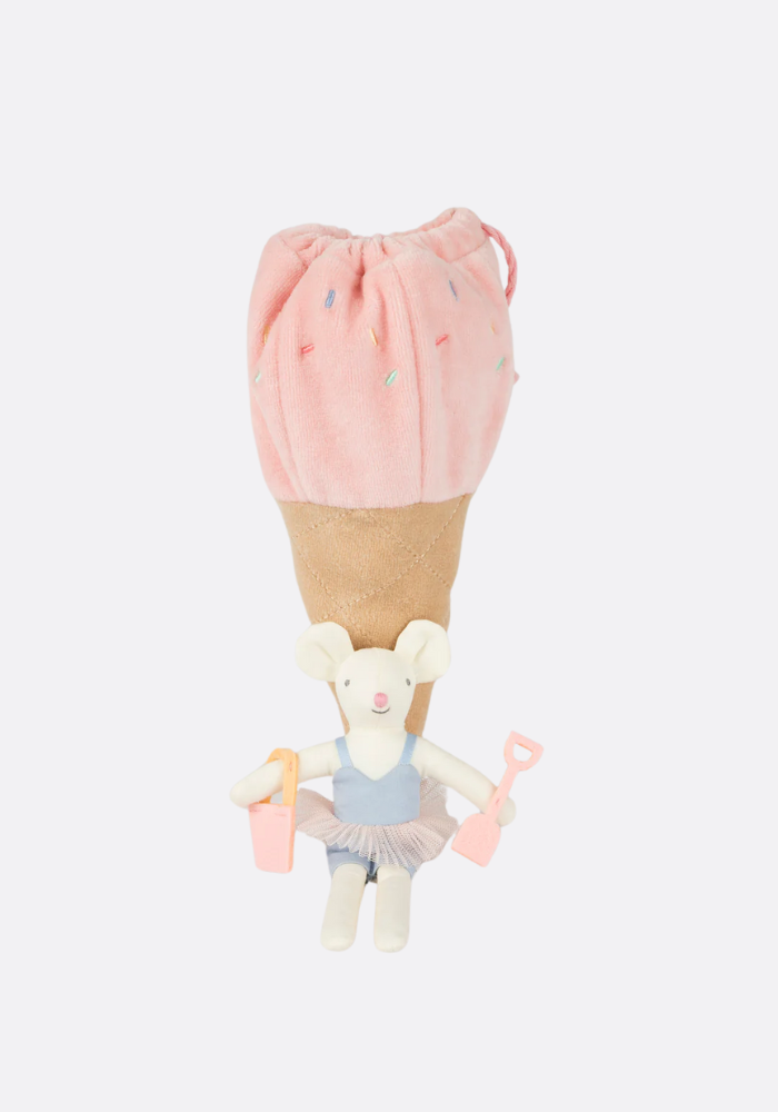 Mini Pochette Souris En Forme De Glace - Meri Meri