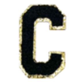 Columbia Black Letter Sticker