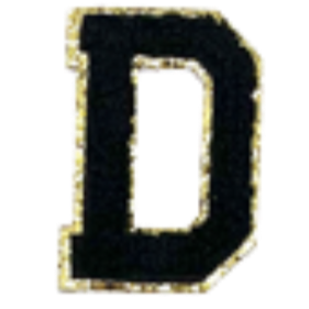 Columbia Black Letter Sticker