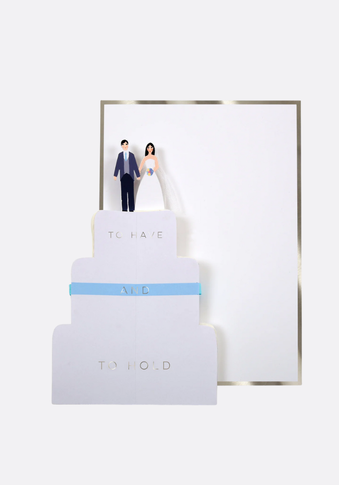 Carte De Mariage En Forme De Gâteau 3D - Meri Meri