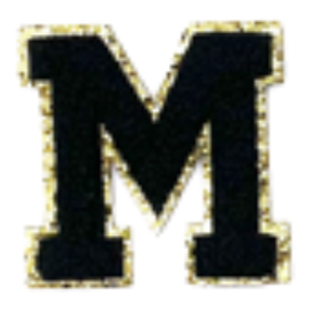 Columbia Black Letter Sticker