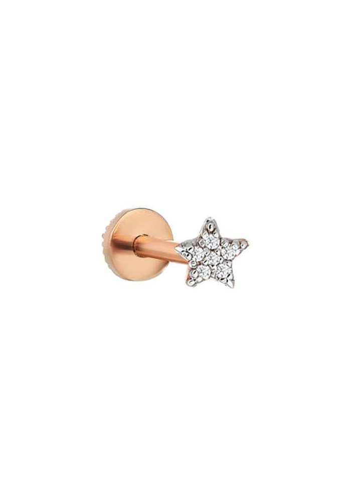 Piercing Etoile "Mini Bidik" Diamants Blancs