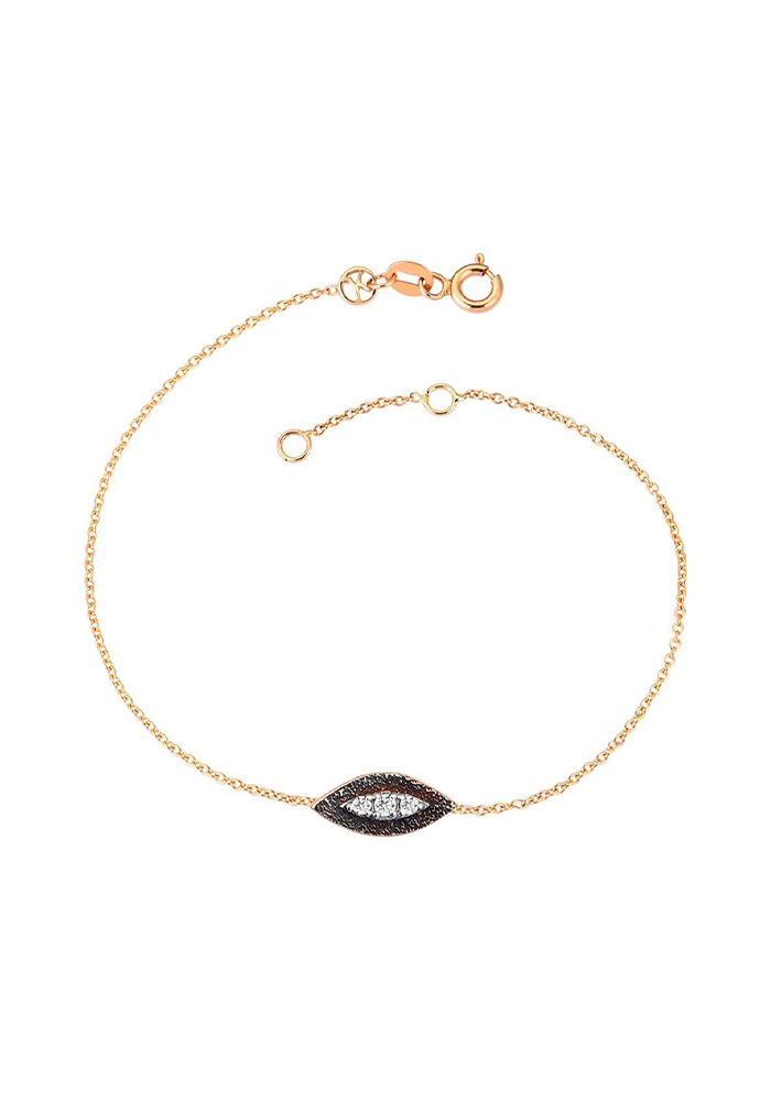 Bracelet Large 10th Eye Haven Diamants Blancs - Kismet By Milka