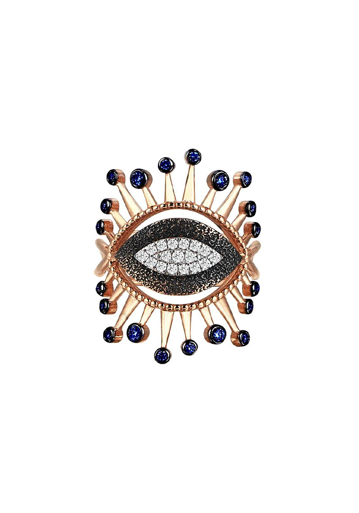 Bague Oeil 10th Eternal Vision En Saphir - Kismet By Milka