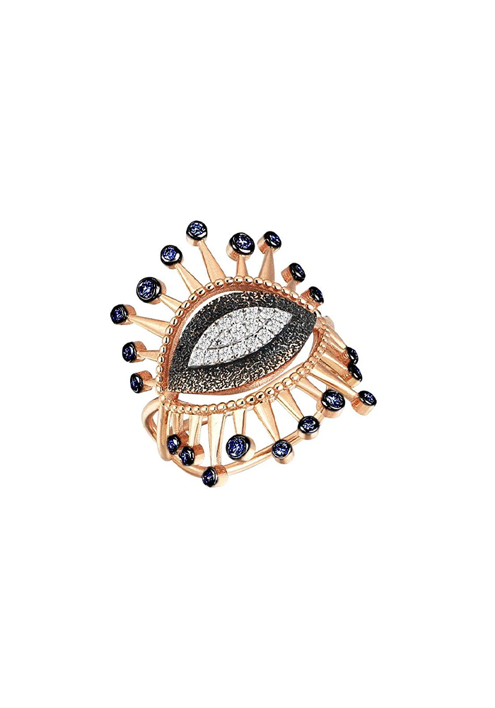 Bague Oeil 10th Eternal Vision En Saphir - Kismet By Milka