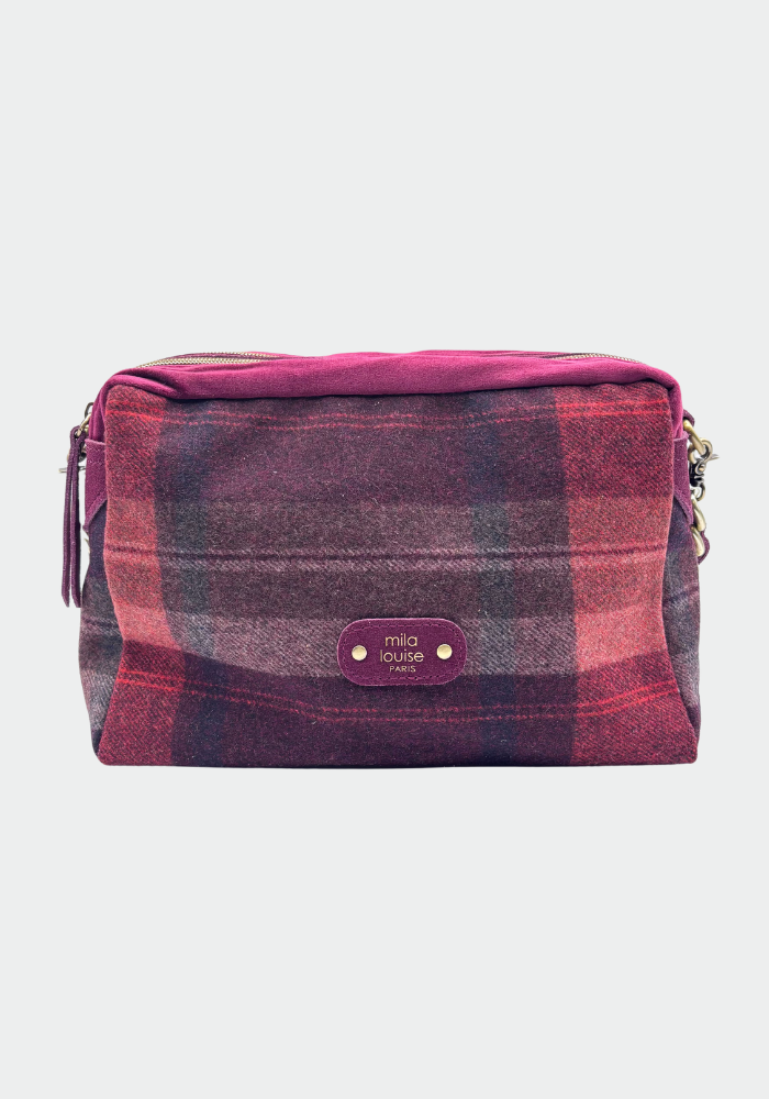 Sac À Main Mama Grand Modèle Pourpre - Mila Louise