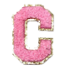 Columbia Pale Pink Letter Sticker