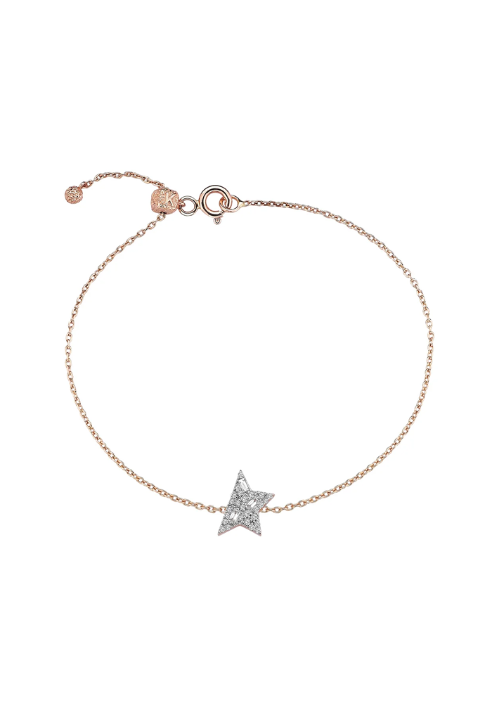 Bracelet Comet Or Rose 18 Carats - Kismet By Milka
