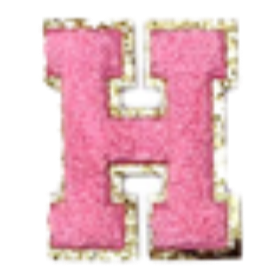 Columbia Pale Pink Letter Sticker