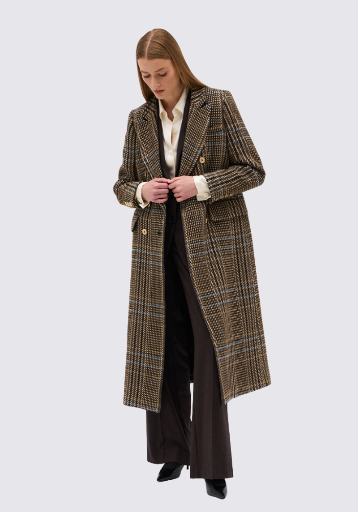 Manteau Ariel Prince De Galles - DMN Paris