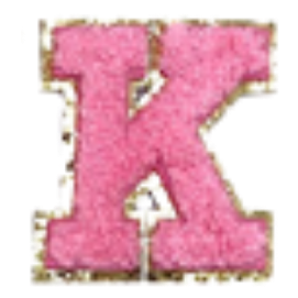 Columbia Pale Pink Letter Sticker