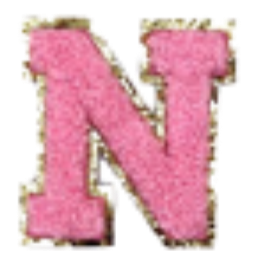 Columbia Pale Pink Letter Sticker