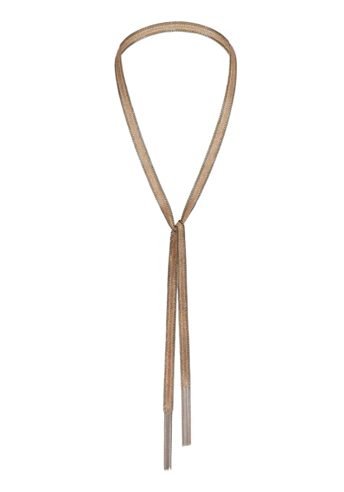 Collier Long 1D005 Champagne - Marie-Laure Chamorel