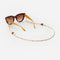 Chaîne De Lunettes Iris Perles Beiges