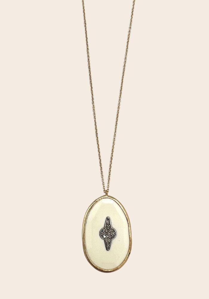 Pré-Commande Collier Simone Blanc Exclu Blush