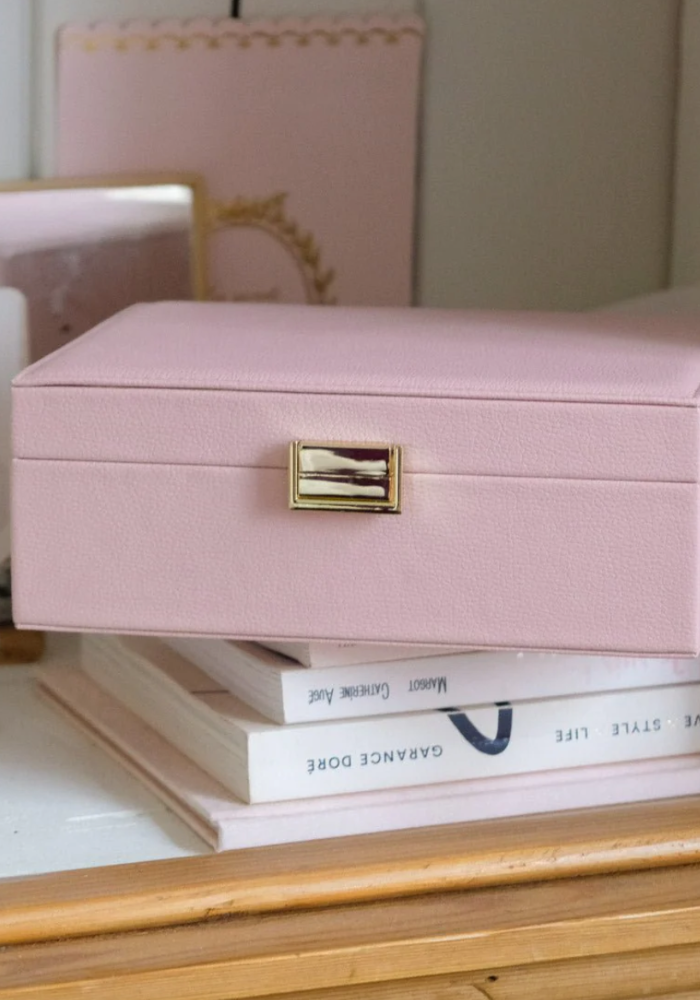 Boîte à Bijoux Louise Cuir - Blush Sélection