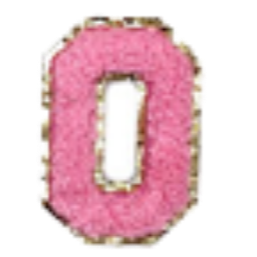 Columbia Pale Pink Letter Sticker