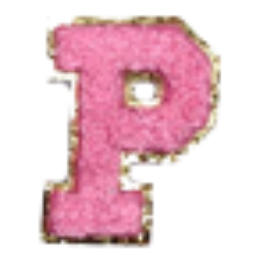 Columbia Pale Pink Letter Sticker