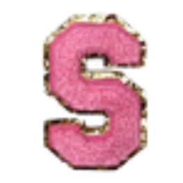 Columbia Pale Pink Letter Sticker