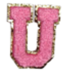 Columbia Pale Pink Letter Sticker