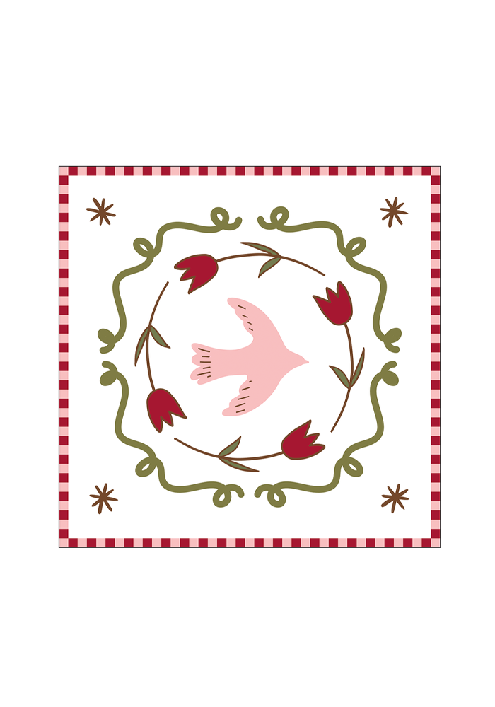 Lot De 20 Serviettes En Papier Colombe Rose - Blush Sélection