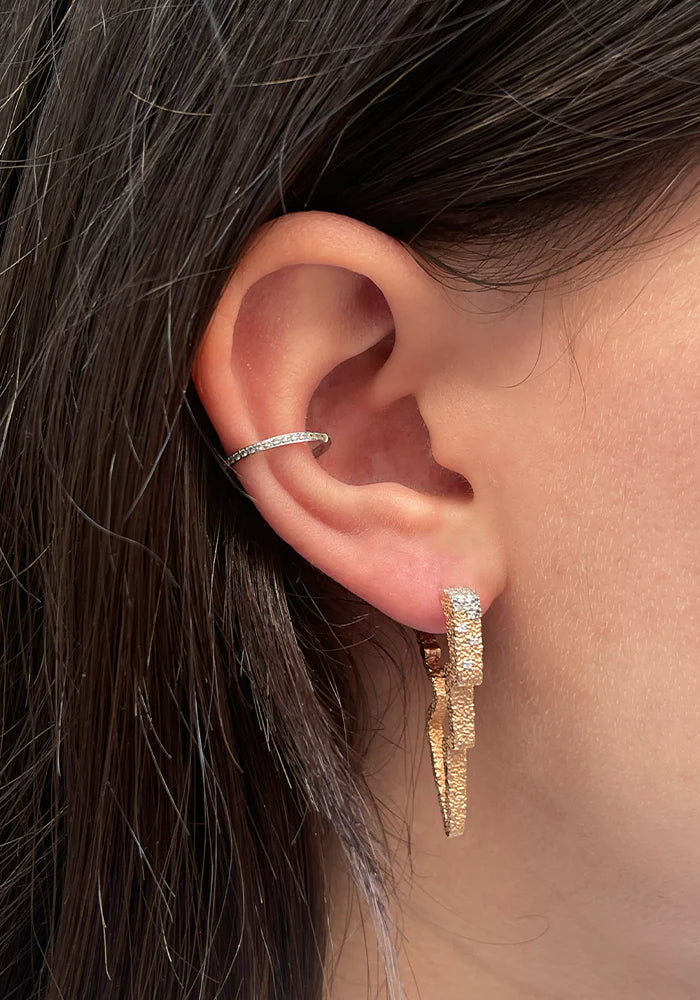 Boucle D'Oreille Flash "Thunderstorm Big Earing"